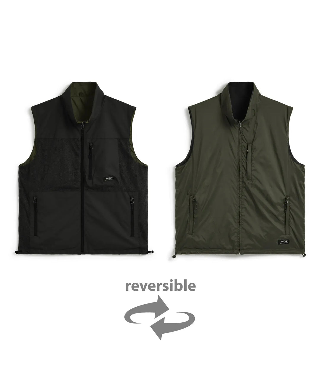 Unisex Non Down Mountain Reversible Mesh Vest – TAION US