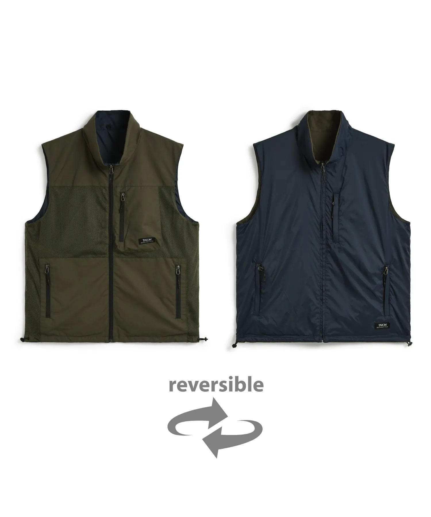 Unisex Non Down Mountain Reversible Mesh Vest