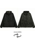 Unisex Non Down Mountain Reversible W-Zip Hood Jacket
