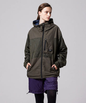 Unisex Non Down Mountain Reversible W-Zip Hood Jacket – TAION US