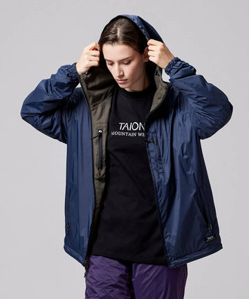 Unisex Non Down Mountain Reversible W-Zip Hood Jacket – TAION US