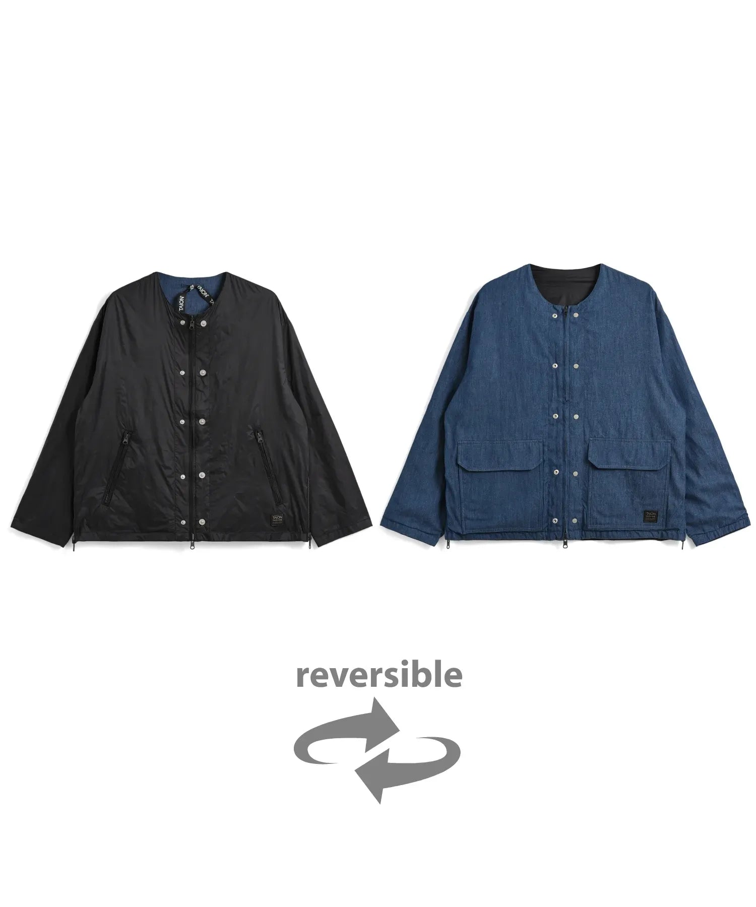 Unisex Non Down Military Reversible M65 Liner W-Zip Jacket