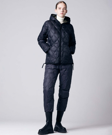 Unisex Military Hood W-Zip Down Jacket (Soft Shell) – TAION US