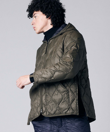 Unisex Military Hood W-Zip Down Jacket (Soft Shell) – TAION US