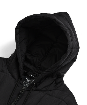 Unisex Work W-Zip Hood Rib Down Jacket – TAION US