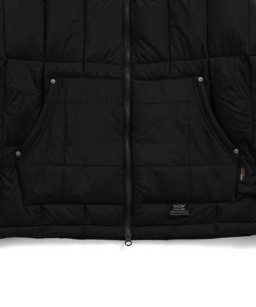 Unisex Work W-Zip Hood Rib Down Jacket – TAION US