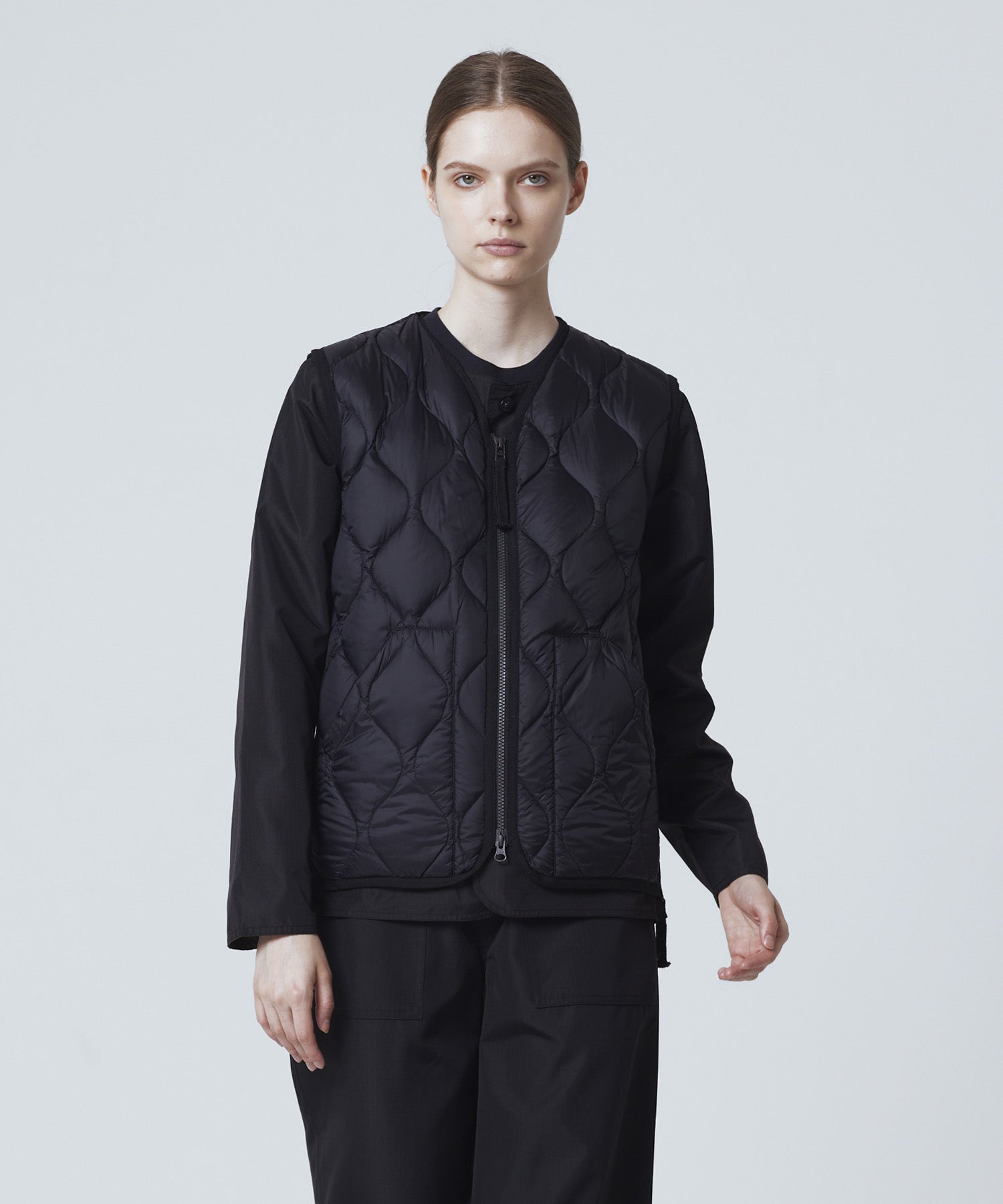 Unisex Military V-Neck W-Zip Down Vest (Soft Shell) – TAION US
