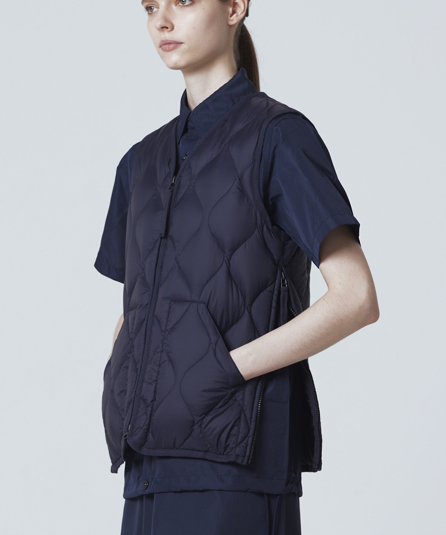新品 24FW WIND AND SEA ×TAION INNER DOWN S TAION/タイオン】V NECK INNER DOWN VEST/インナーダウン