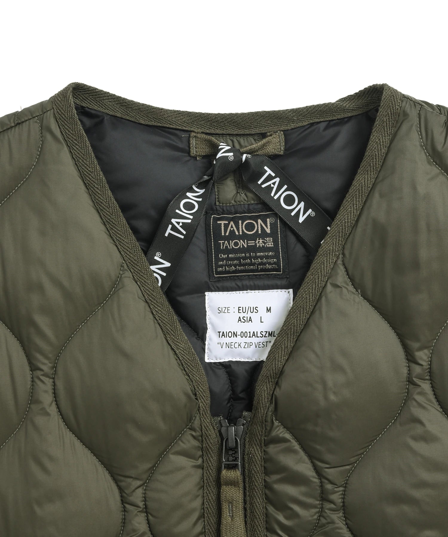 Unisex Military V-Neck W-Zip Down Vest (Soft Shell) – TAION US Unisex Military V-Neck W-Zip Down Vest (Soft Shell) – TAION US