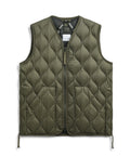 Unisex Military V-Neck W-Zip Down Vest (Soft Shell)