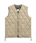 Unisex Military V-Neck W-Zip Down Vest (Soft Shell)