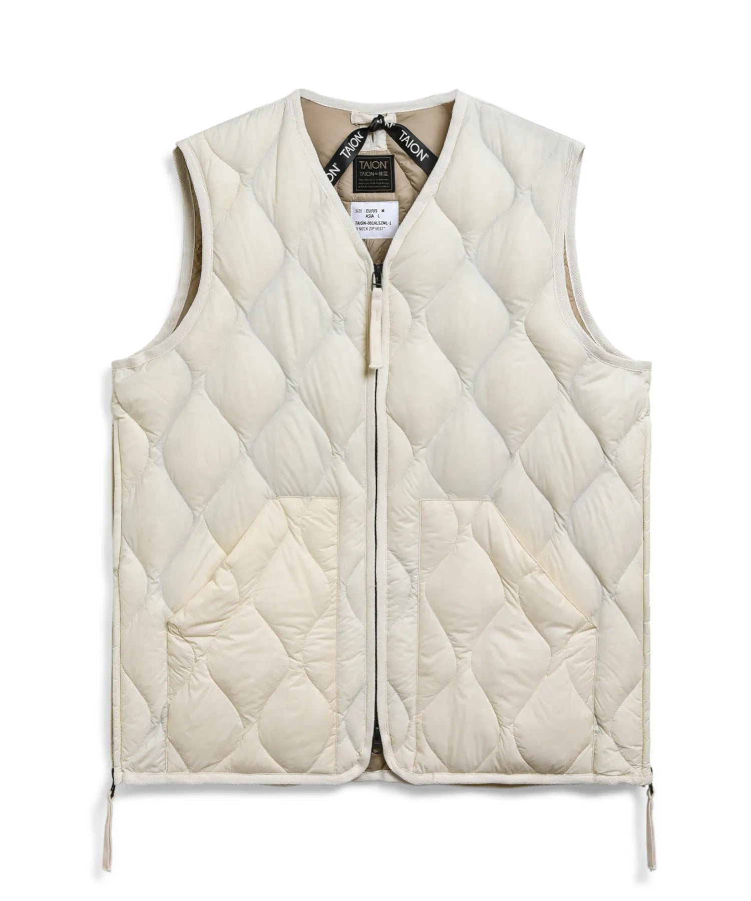 Unisex Military V-Neck W-Zip Down Vest (Soft Shell)