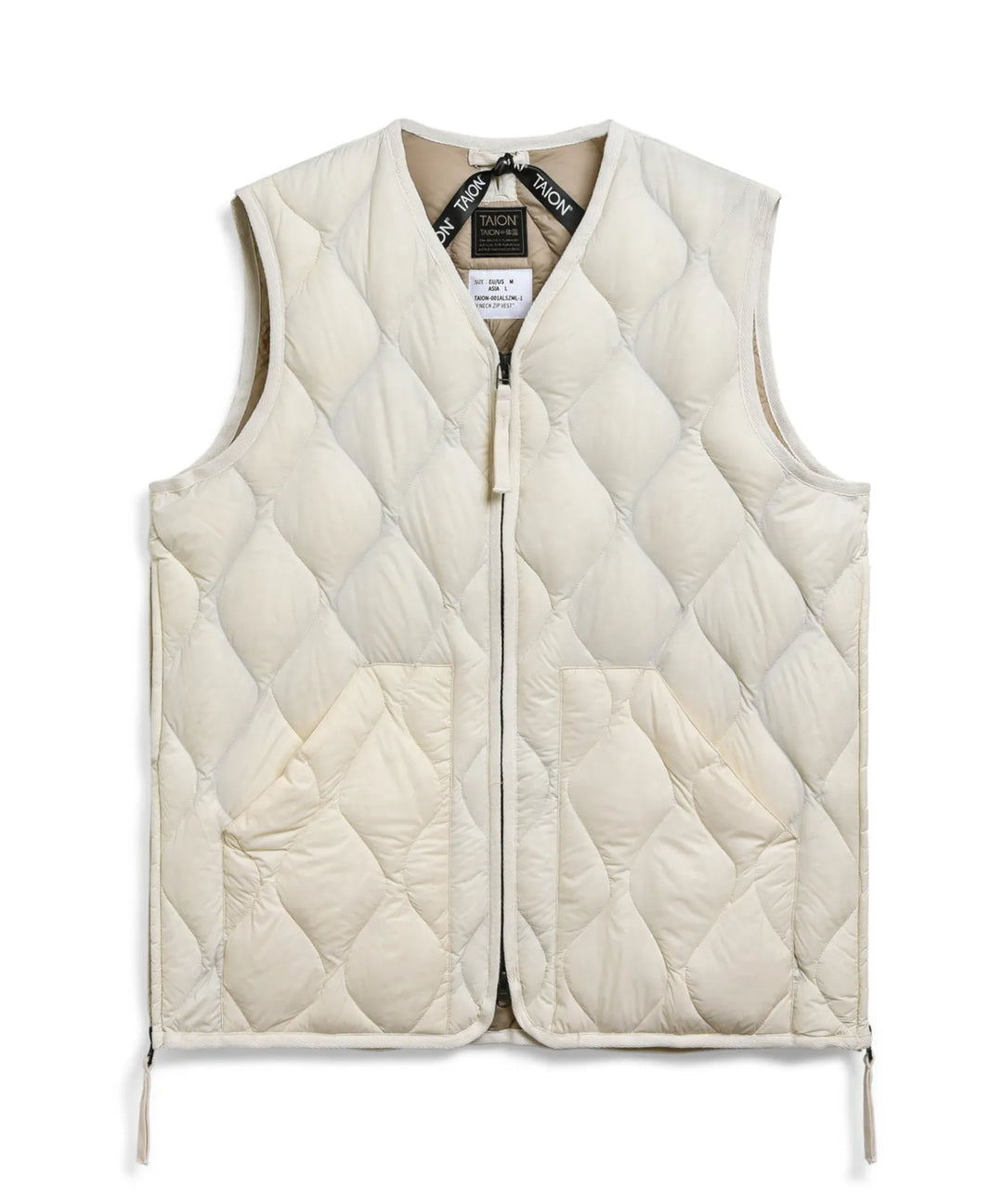 SADA　TMT MILITARY NYLON DOWN VEST Unisex Military V-Neck W-Zip Down Vest (Soft Shell) – TAION US