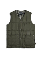 TAION Unisex Work V-Neck Button Down Vest