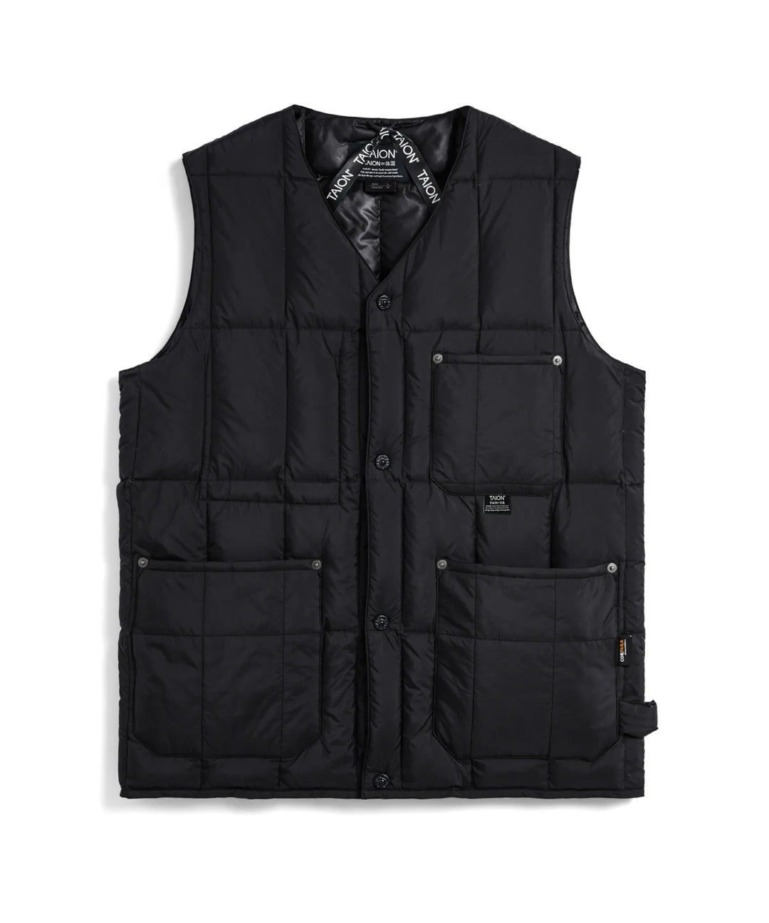 Unisex Work V-Neck Button Down Vest – TAION US Unisex Work V-Neck Button Down Vest – TAION US