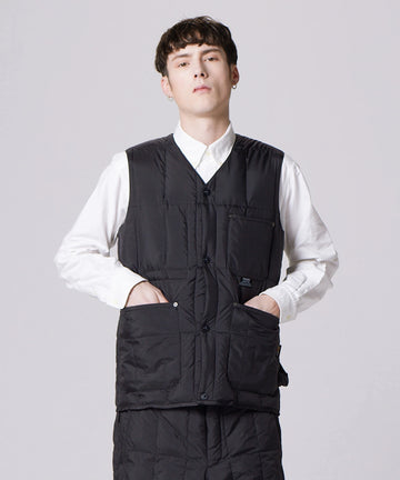 Unisex Work V-Neck Button Down Vest – TAION US Unisex Work V-Neck Button Down Vest – TAION US