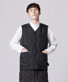 TAION Unisex Work V-Neck Button Down Vest