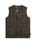 Unisex Work V-Neck Button Down Vest