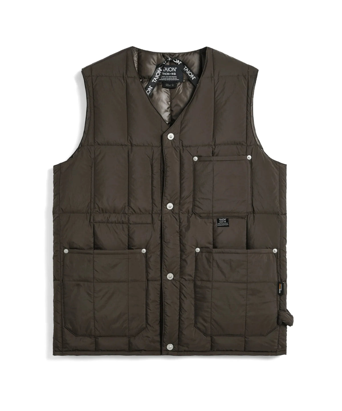 Unisex Work V-Neck Button Down Vest – TAION US