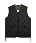 Unisex Military Zip V-Neck Down Vest (Hard Shell)