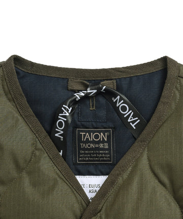 Unisex Military Zip V-Neck Down Vest (Hard Shell) – TAION US