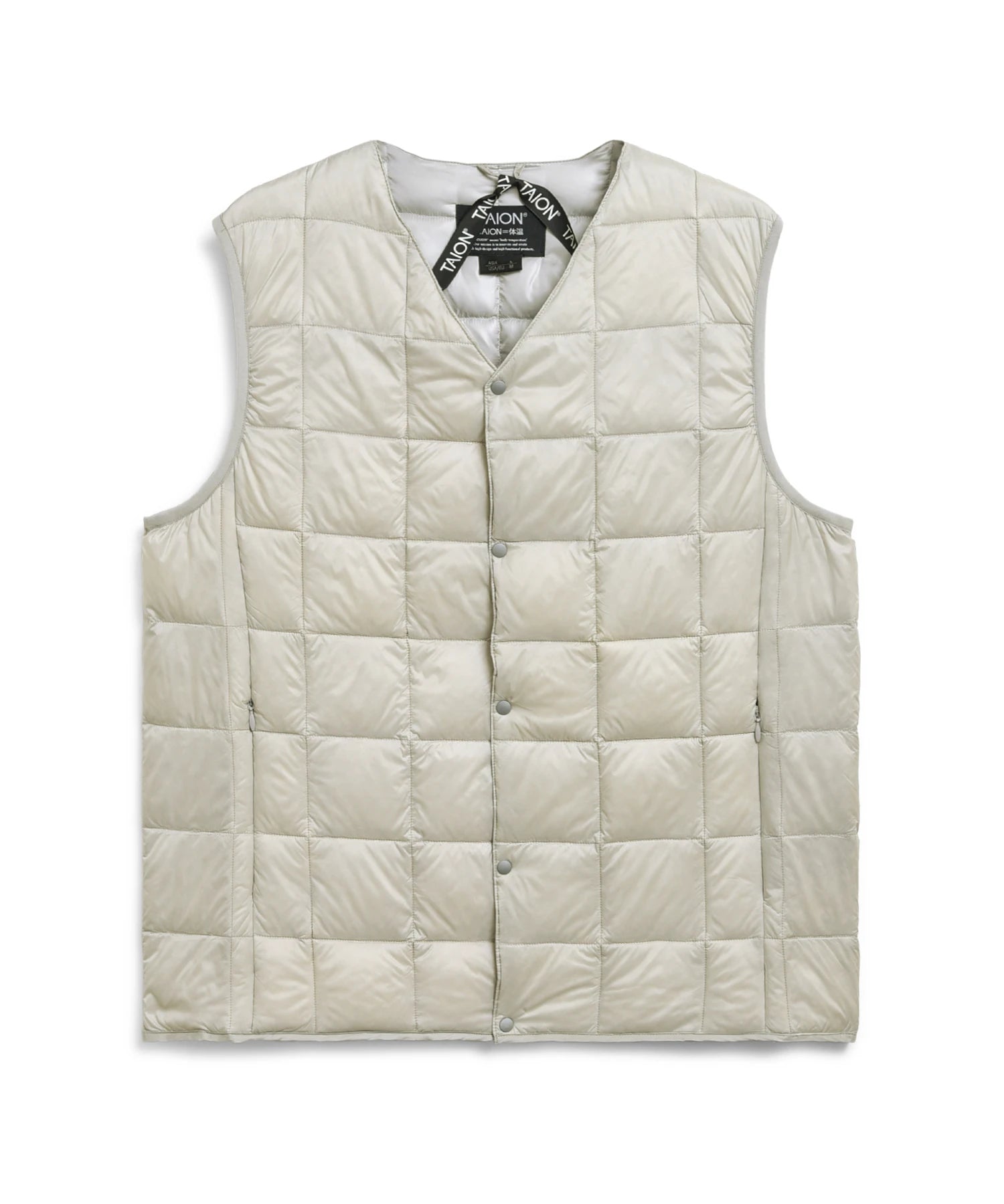 TAION Unisex Basic V-Neck Button Down Vest