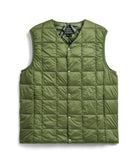 TAION Unisex Basic V-Neck Button Down Vest