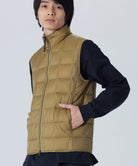 TAION Unisex Basic Hi-Neck W-Zip Down Vest