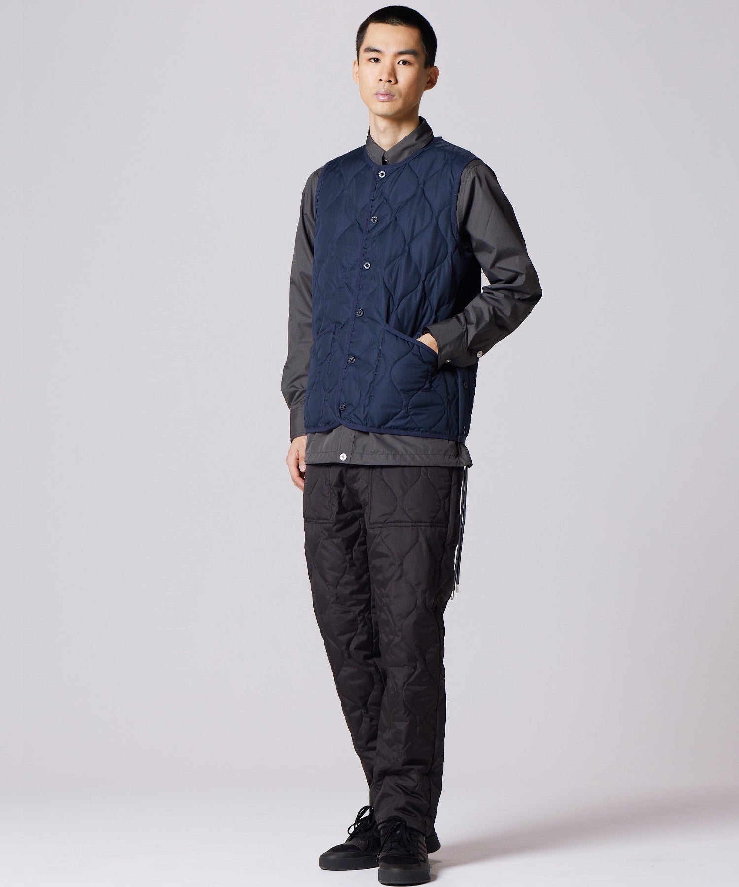 Unisex Military Crew Neck Down Vest (Hard Shell) – TAION US