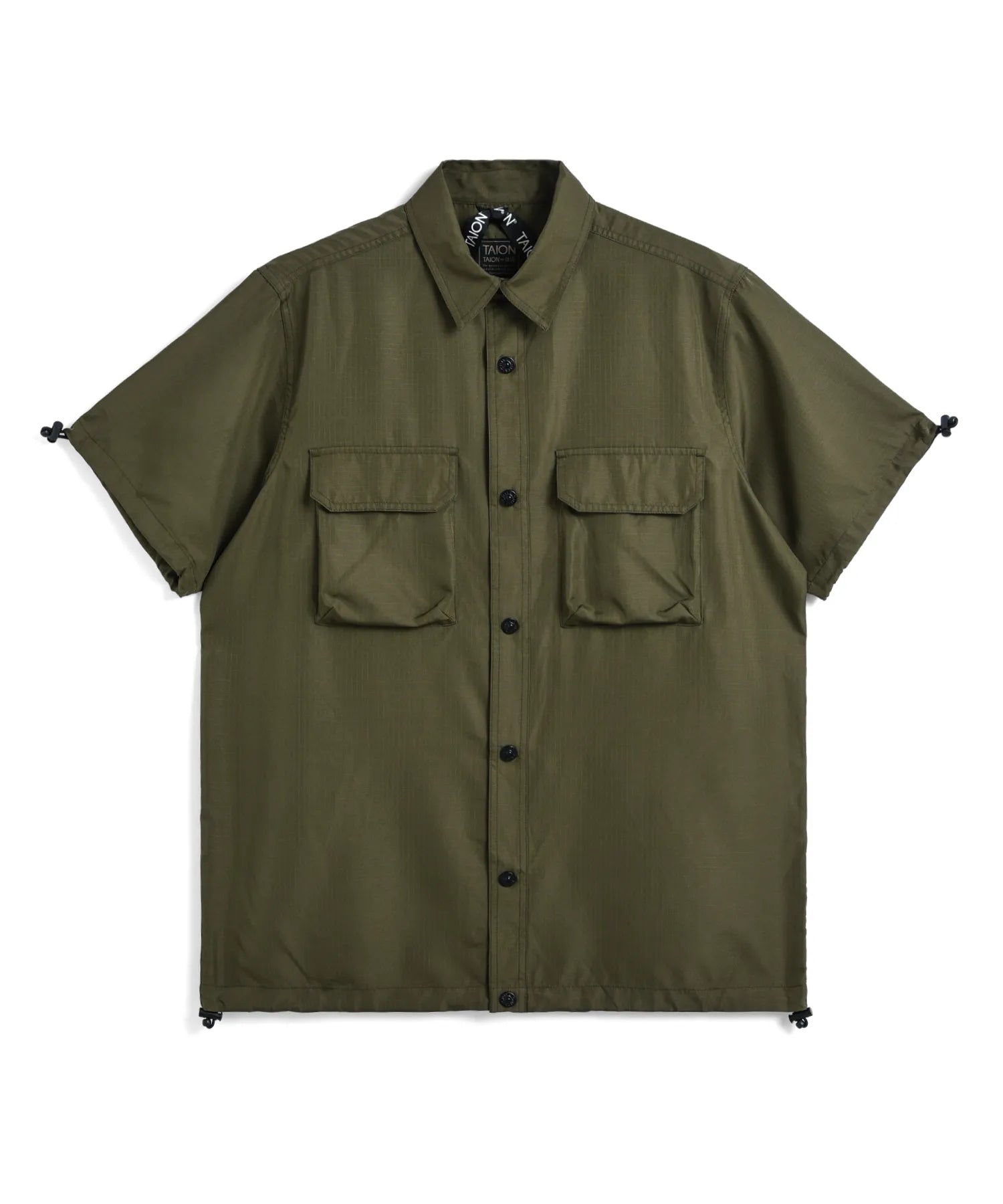 Unisex Non Down Military Adjust Shirts <Half Sleeve>