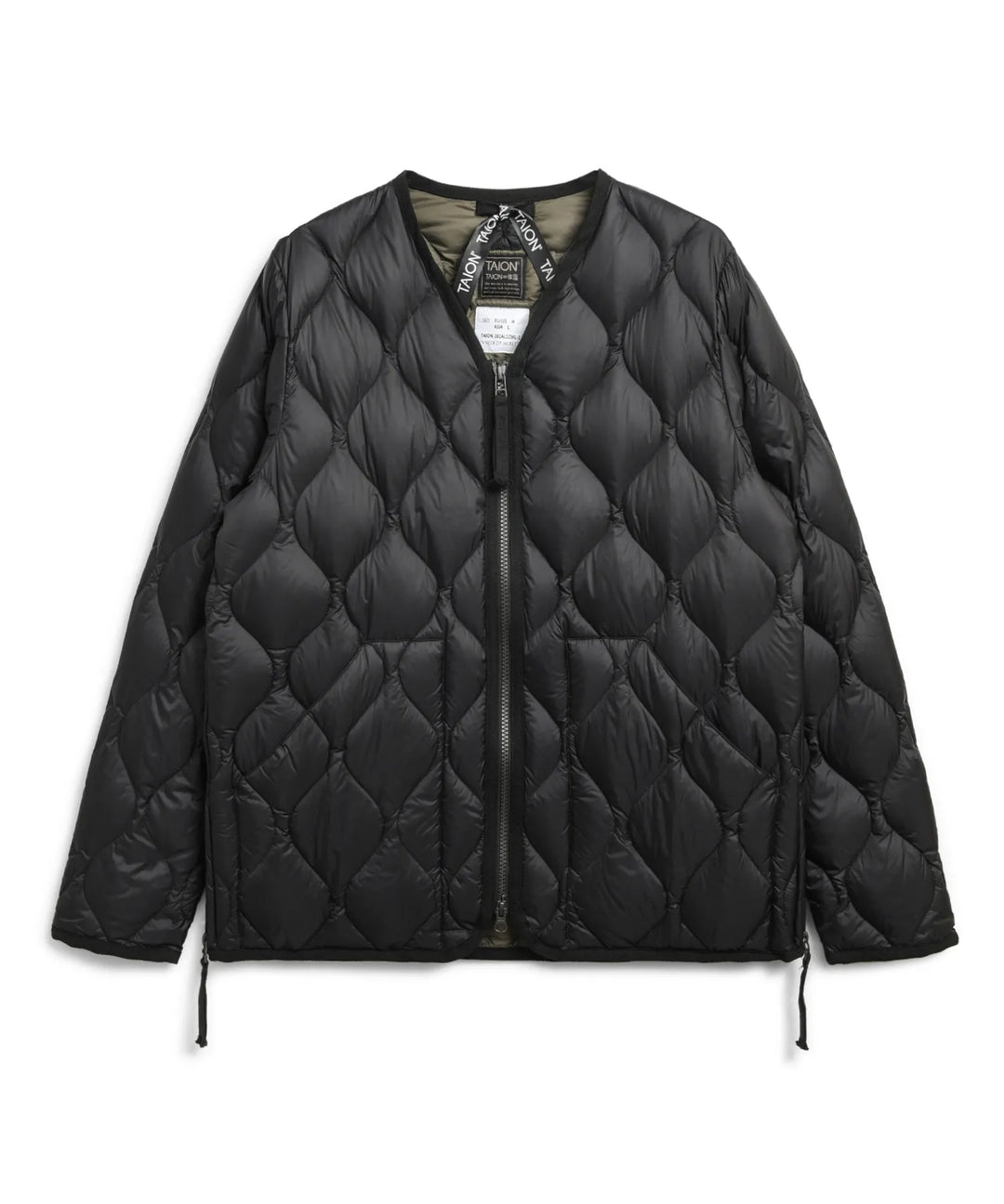 エルエイチピー（LHP）/TAION／タイオン／MILITARY W−ZIP VNECK DOWN JACKET−SOFT S Unisex Military W-Zip V-Neck Down Jacket (Soft Shell) – TAION US