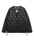 Unisex Military W-Zip V-Neck Down Jacket (Soft Shell)