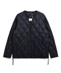 Unisex Military W-Zip V-Neck Down Jacket (Soft Shell)