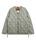 Unisex Military W-Zip V-Neck Down Jacket (Soft Shell)