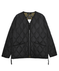 Unisex Military W-Zip V-Neck Down Jacket (Hard Shell)