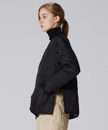 未使用Schoot×TAION SINGLERIDERSDOWNJACKET Unisex Military W-Zip V-Neck Down Jacket (Hard Shell) – TAION US