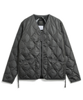 Unisex Military W-Zip V-Neck Down Jacket (Hard Shell)