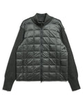 Unisex Basic Hi Neck Down Jacket + Knit Sleeves