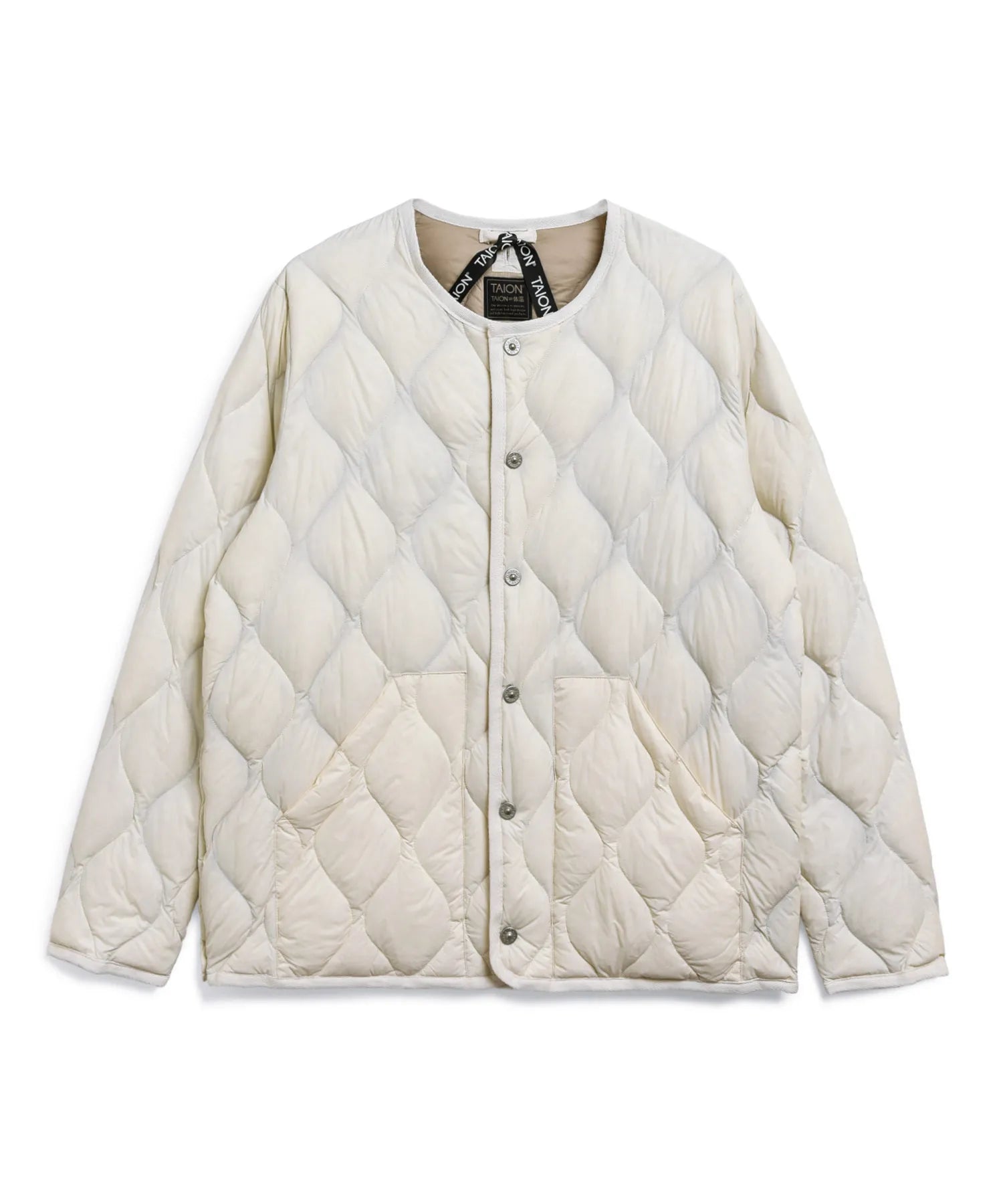 Unisex Military Crew Neck Down Jacket (Soft Shell)