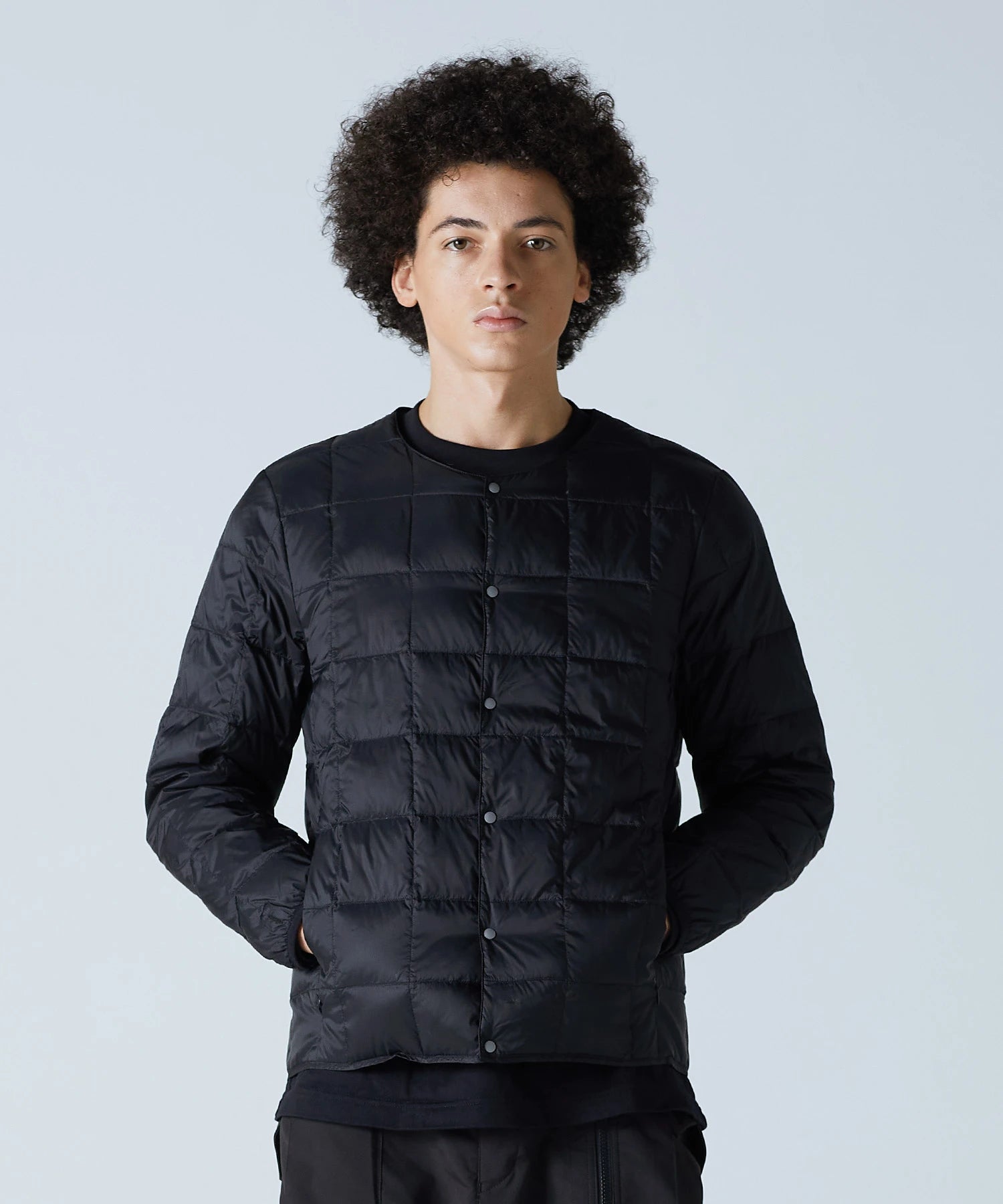 TAION Unisex Basic Crew Neck Down Jacket