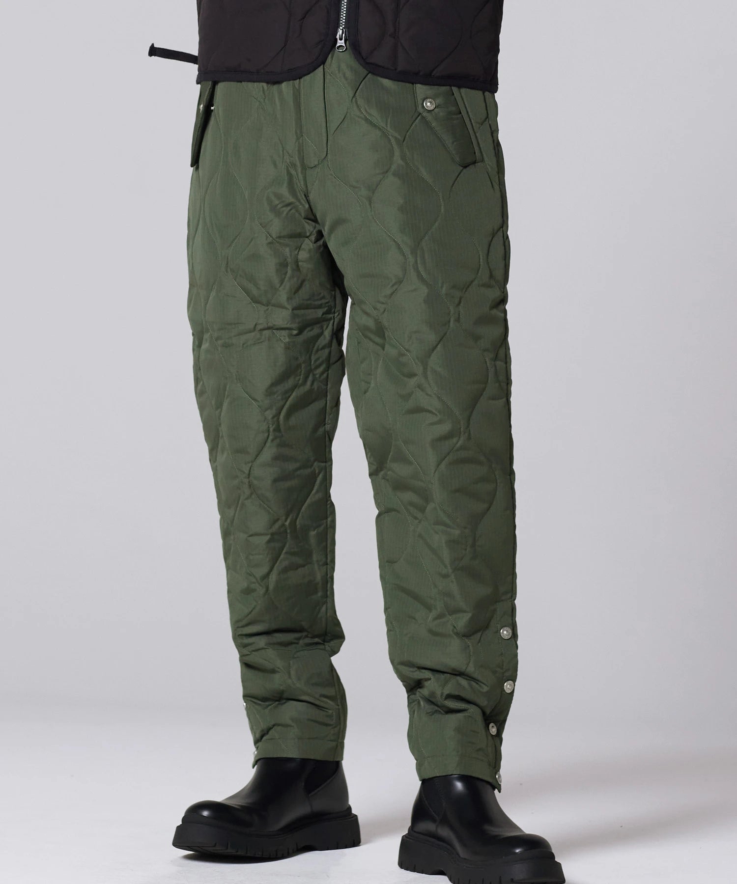 TAION Unisex Military Zip Slit Parachute Down Pants (Hard Shell)