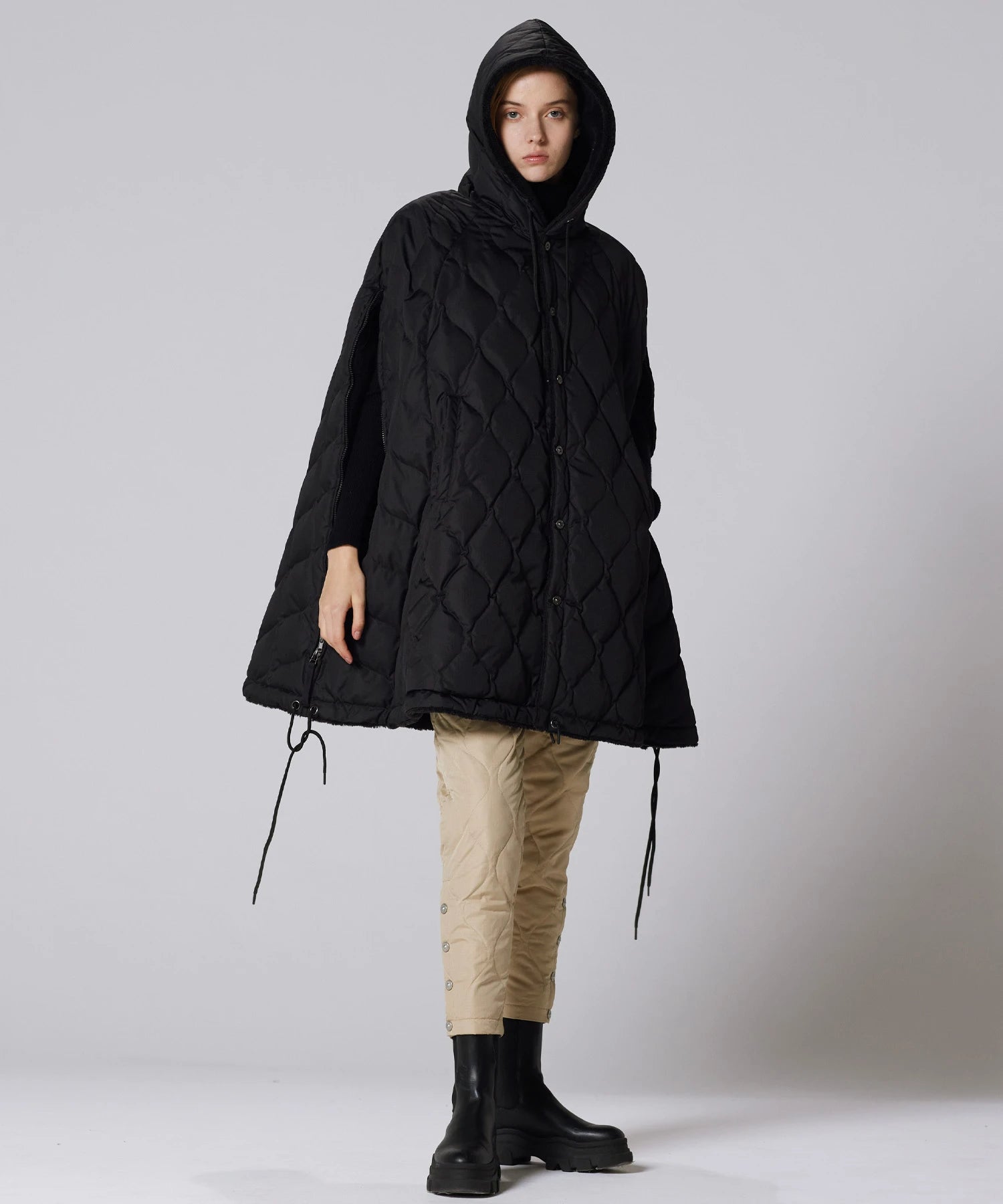 TAION Unisex Military Down Cape