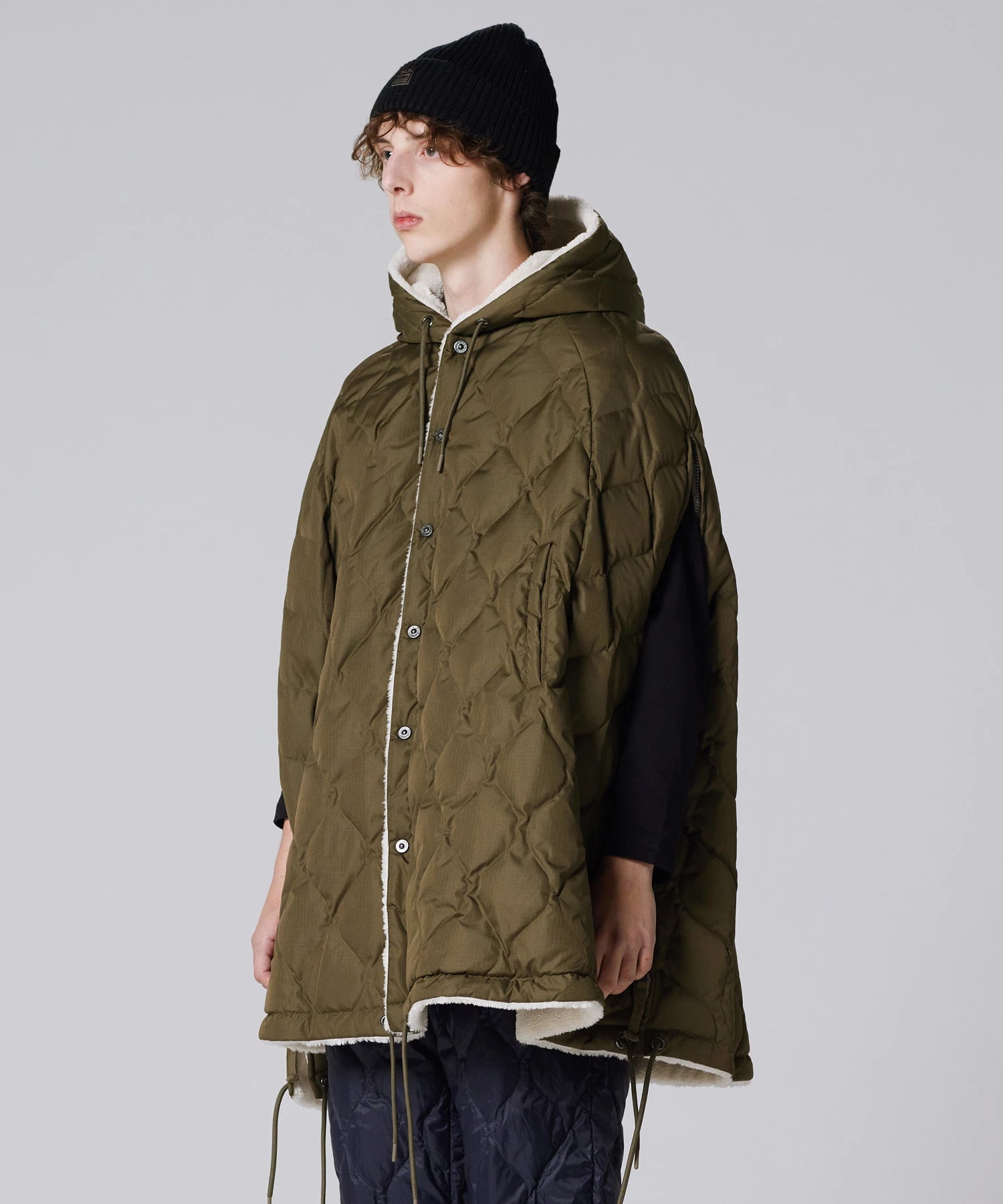 TAION Unisex Military Down Cape