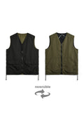 Unisex Non Down Military Reversible V Neck Vest