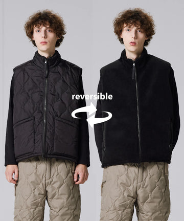 Unisex Military Reversible Hi-Neck Down Vest (Hard Shell) – TAION US