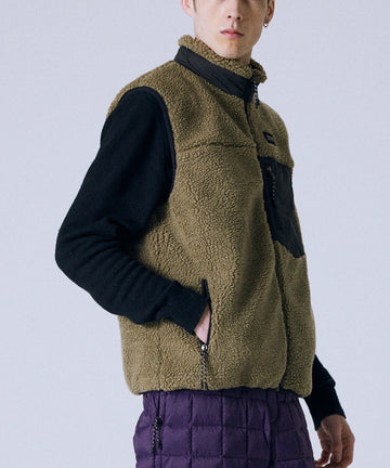 Unisex Mountain Reversible Down x Boa Vest – TAION US