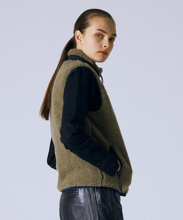 トップス stein WOOL BOA REVERSIBLE VEST stein WOOL BOA REVERSIBLE VEST stein Wool Boa Reversible Vest