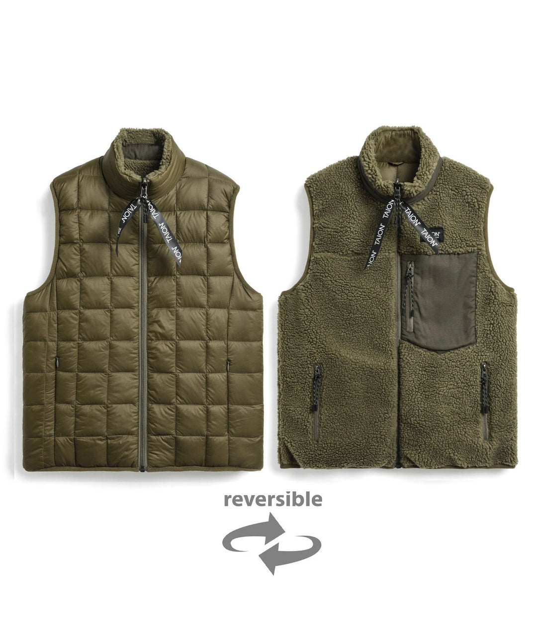 Unisex Mountain Down X Boa Reversible Down Vest – TAION US