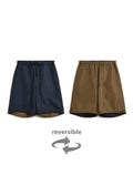 Unisex Non Down Military Reversible Wide Shorts