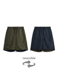 Unisex Non Down Military Reversible Wide Shorts